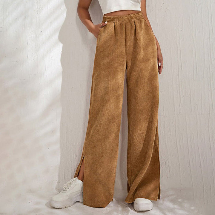 Yvette™ | Wide-Leg Ribbed Joggers
