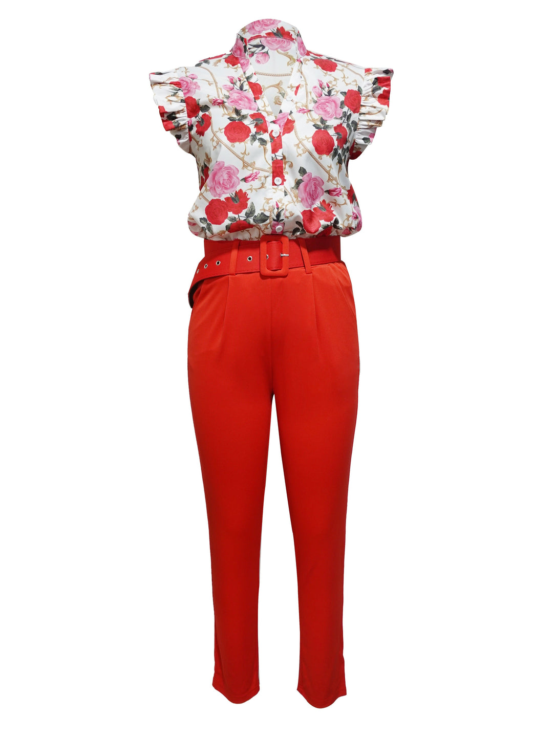 Kelly™ | Ruffle-Sleeve Floral Set