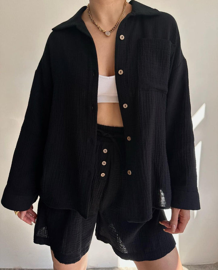 Dawn™ | Airy Shirt & Shorts Set