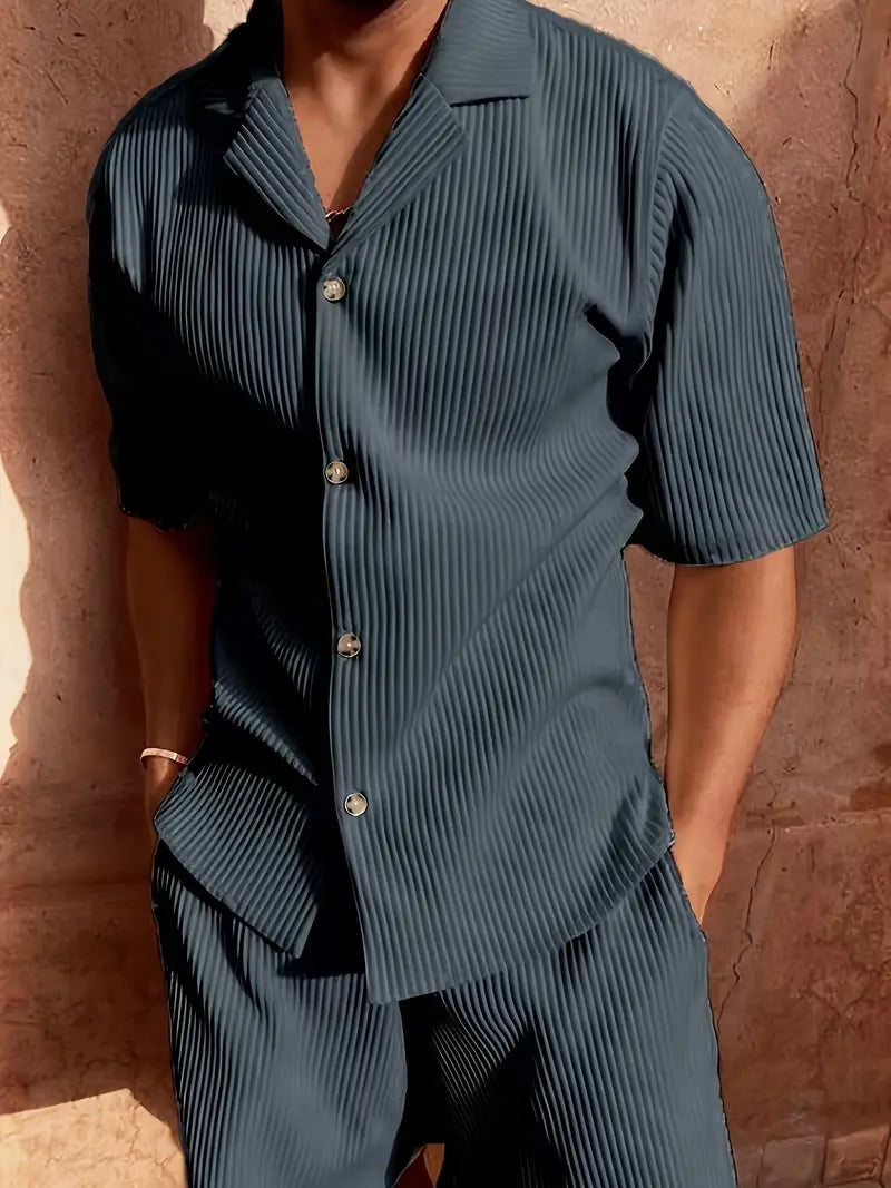 Michael Sydney men's summer set, front view