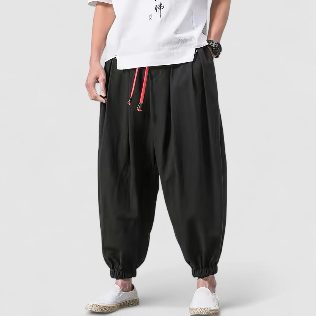Michael Sydney men's Loose-fit pants, front view