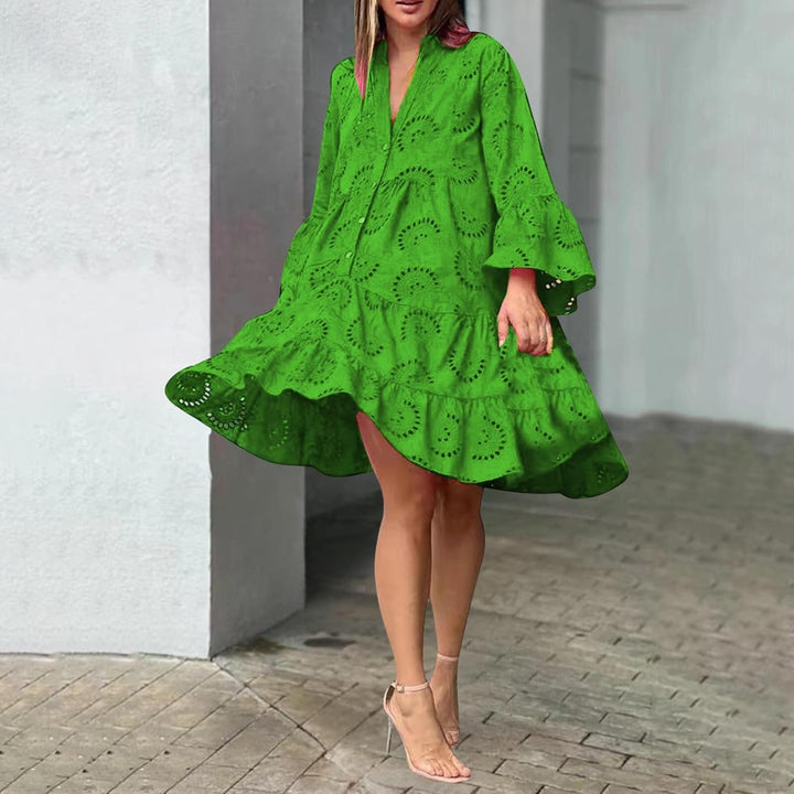 Judy™ | Eyelet Detail Mini Dress