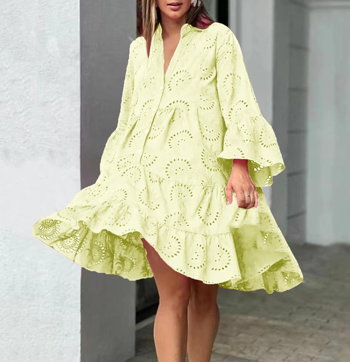 Judy™ | Eyelet Detail Mini Dress