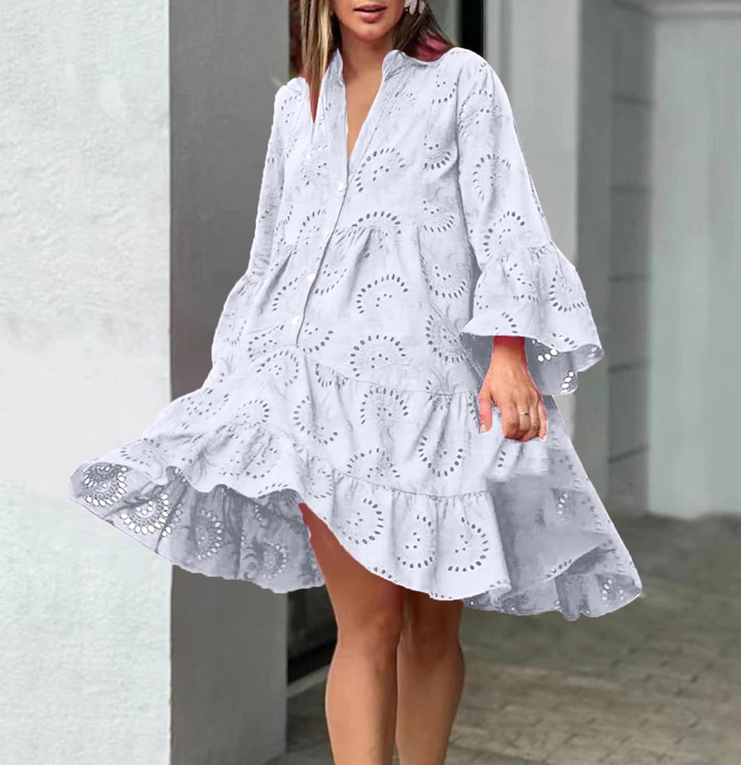 Judy™ | Eyelet Detail Mini Dress