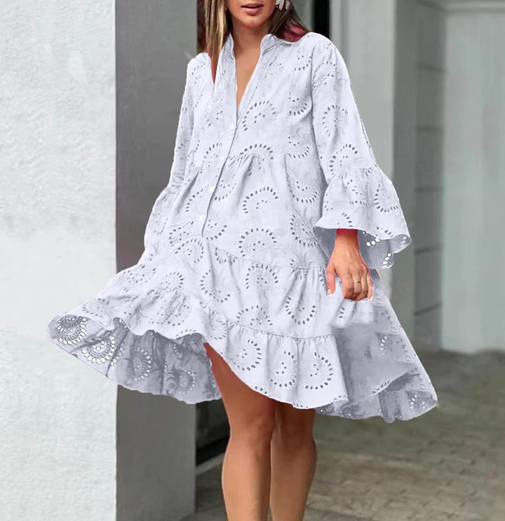 Judy™ | Eyelet Detail Mini Dress