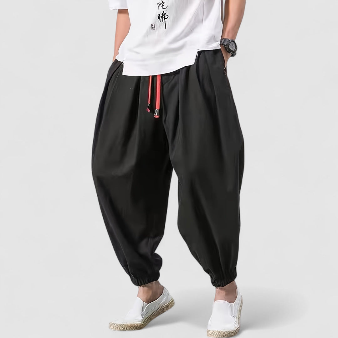 Michael Sydney men's Loose-fit pants, front view