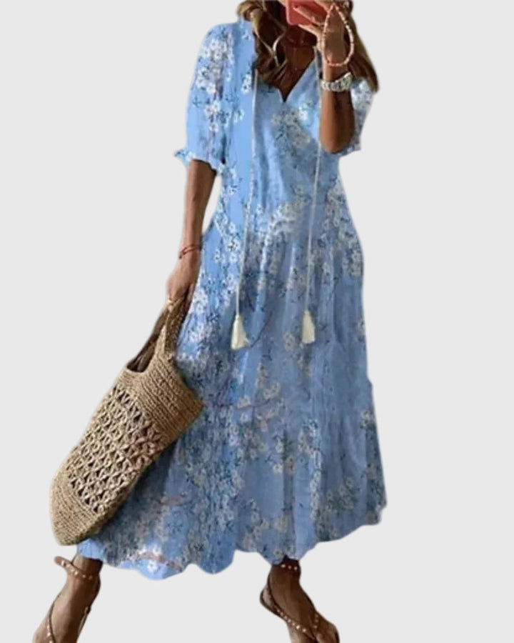 Heather™ | Vintage Boho Maxi Dress