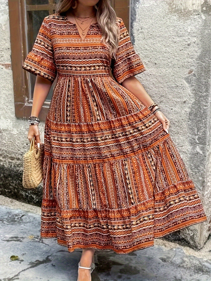 Victoria™ | Flowing Bohemian Maxi Dress