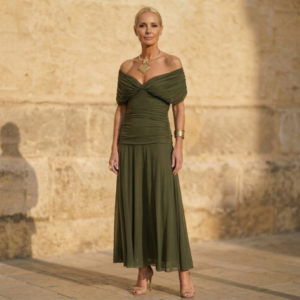 Jocelyn™ | Olive Green Dress