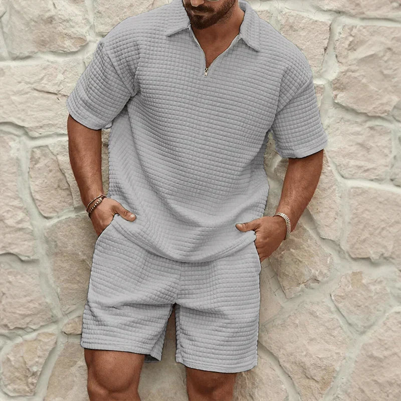Michael Sydney men's summer set, front view