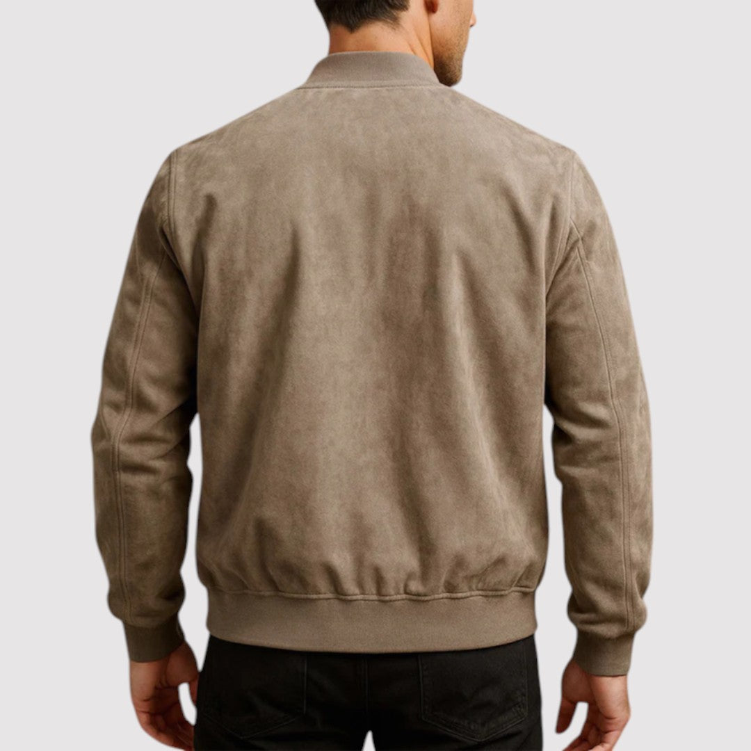 Michael Sydney men's jacket with stand collar, front view