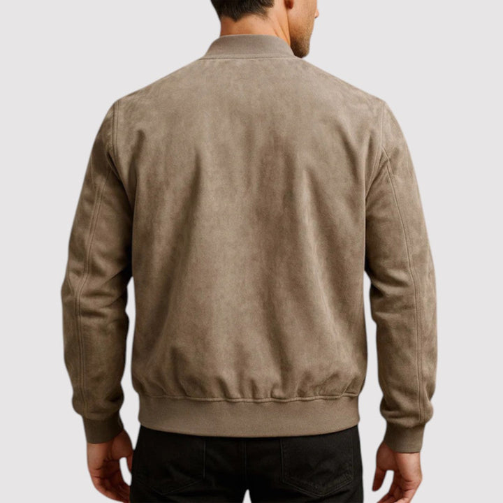 Michael Sydney men's jacket with stand collar, front view