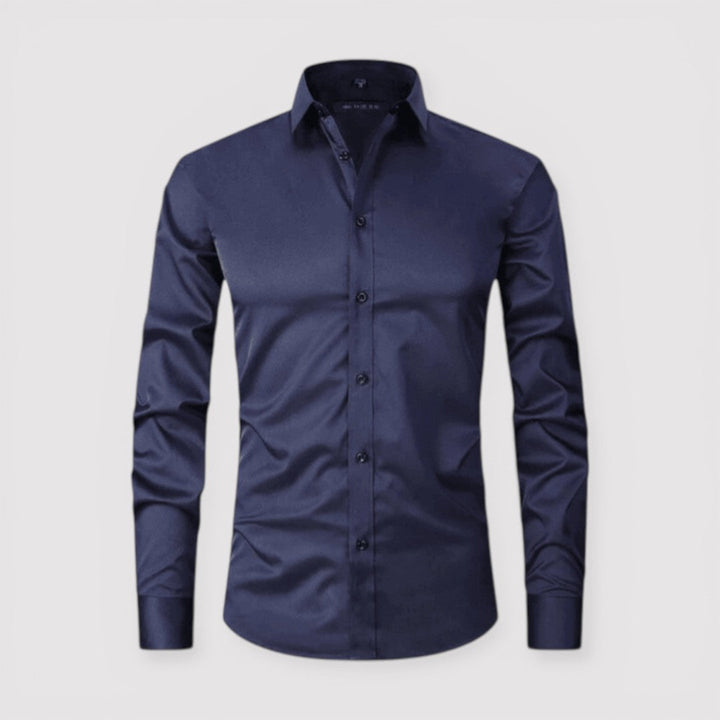 Michael Sydney men's classic collar shirt, front view