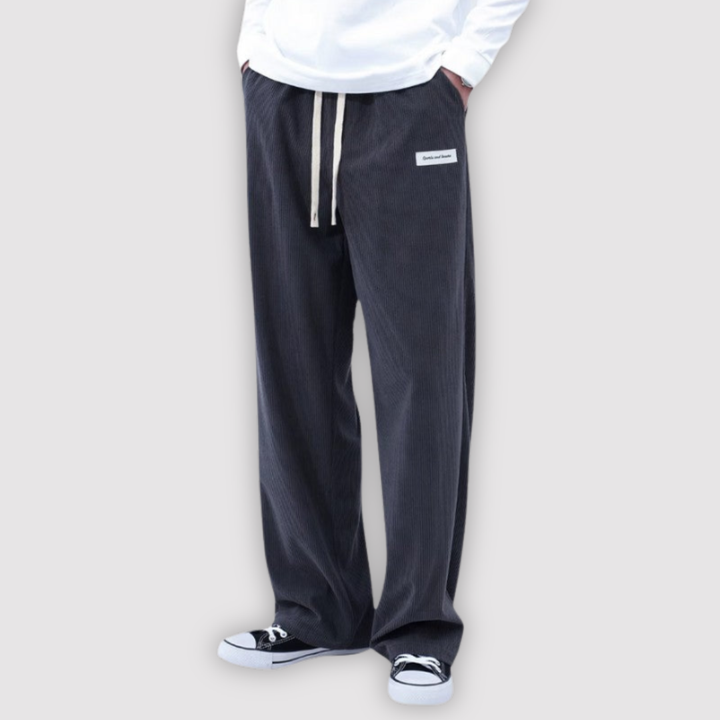Michael Sydney men's wide-leg pants, front view