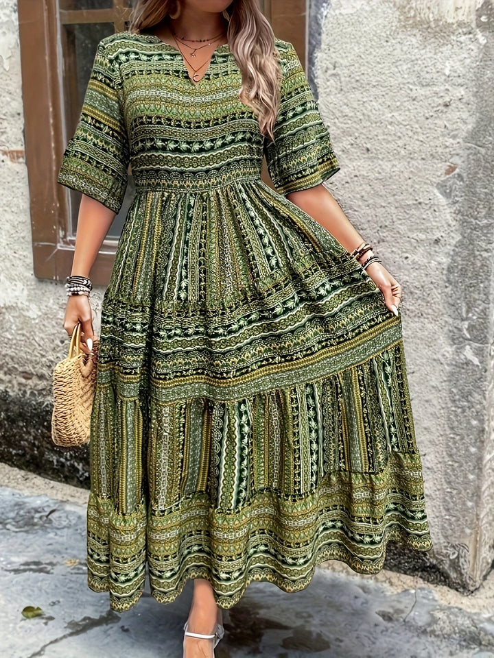 Victoria™ | Flowing Bohemian Maxi Dress