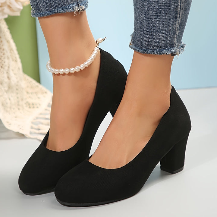 April™ | Sturdy Block Heels