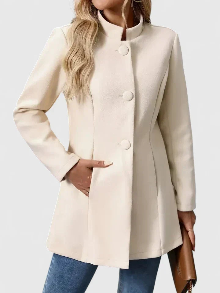 Madeline™ | Stand Collar Tailored Jacket