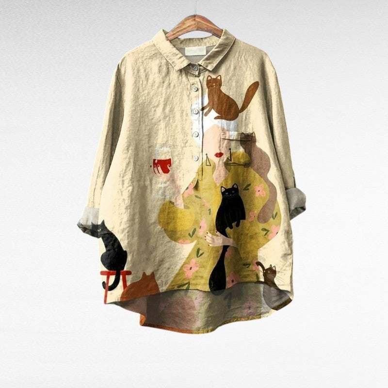 Jasmine™ | Patterned Summer Blouse