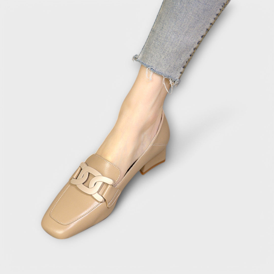 Isabelle™ | Chain-Detail Loafers