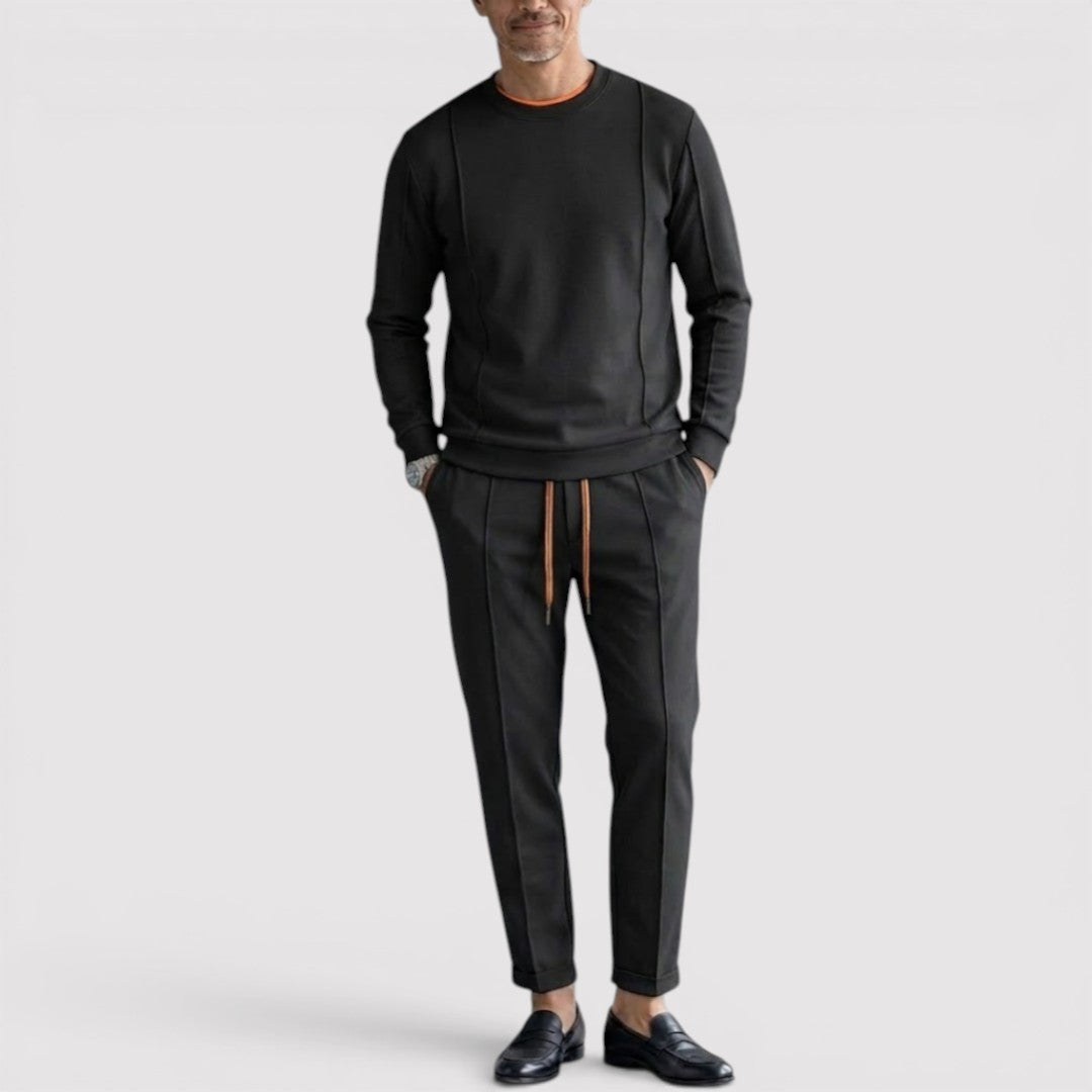 Michael Sydney men's sweatshirt and trackpants set, front view