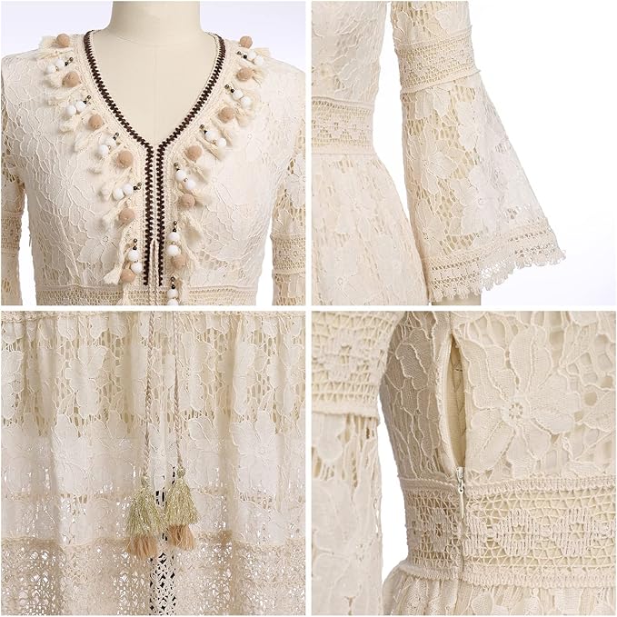 Tegan™ | Romantic Boho Maxi Dress