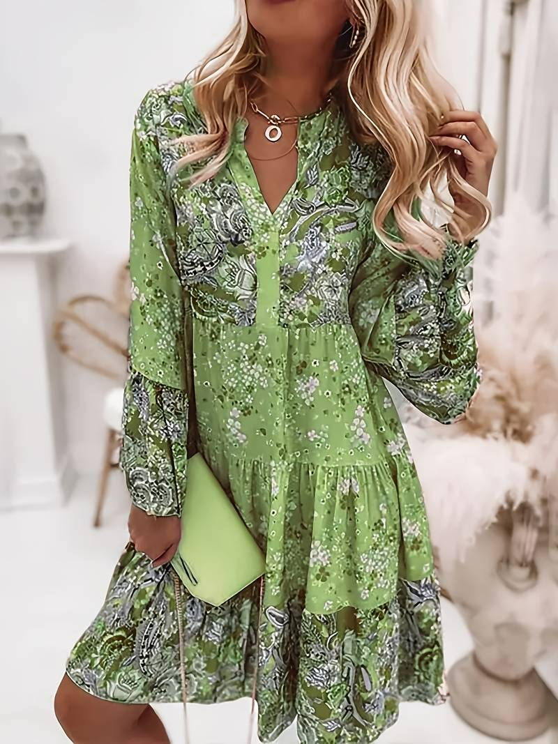 Leslie™ | Printed Boho Dress