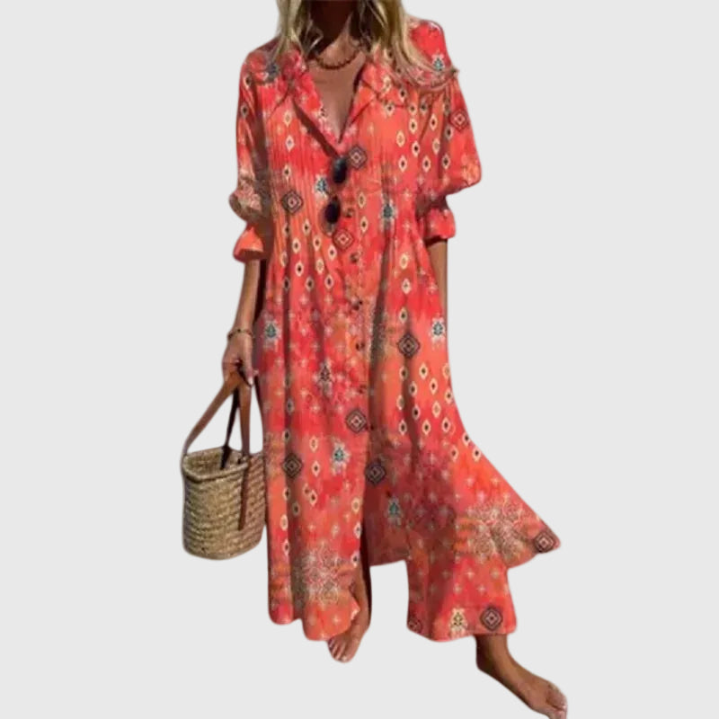 Nicole™ | Boho Maxi Dress