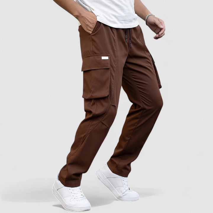 Michael Sydney men's waterproof stretch cargo pants, front view