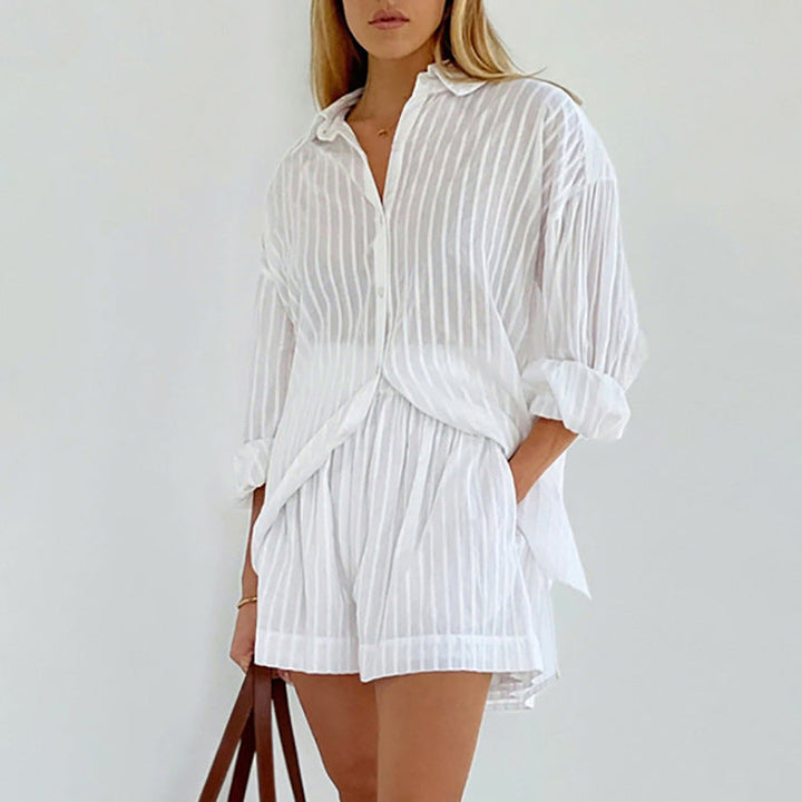 Paula™ | Button-Front Shorts Set