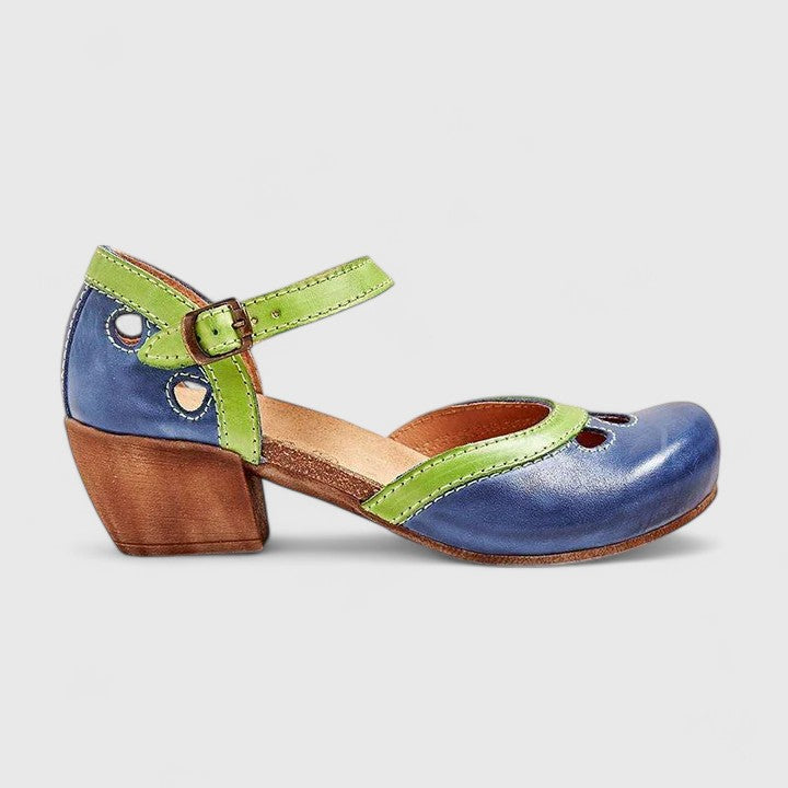 Leanne™ | Retro Block Heels