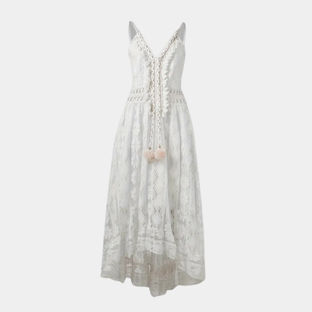 Jill™ | Elegant Boho Midi Dress