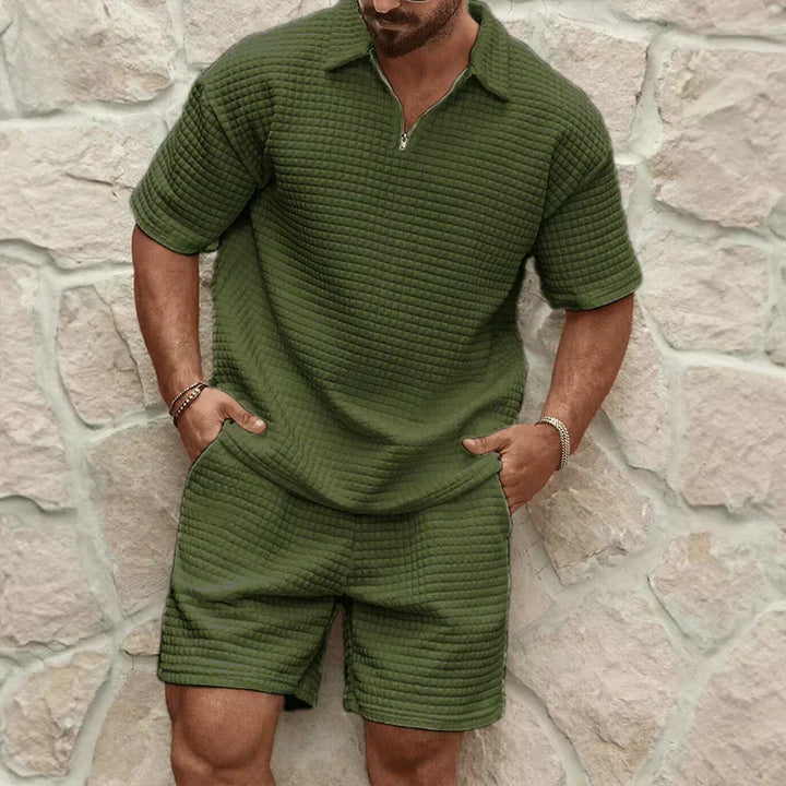 Michael Sydney men's summer set, front view