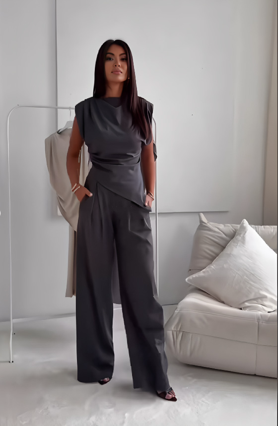 Carolyn™ | Draped Two-Piece Set