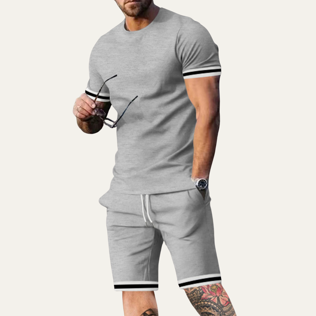 Michael Sydney men's summer set, front view