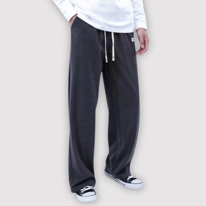 Michael Sydney men's wide-leg pants, front view
