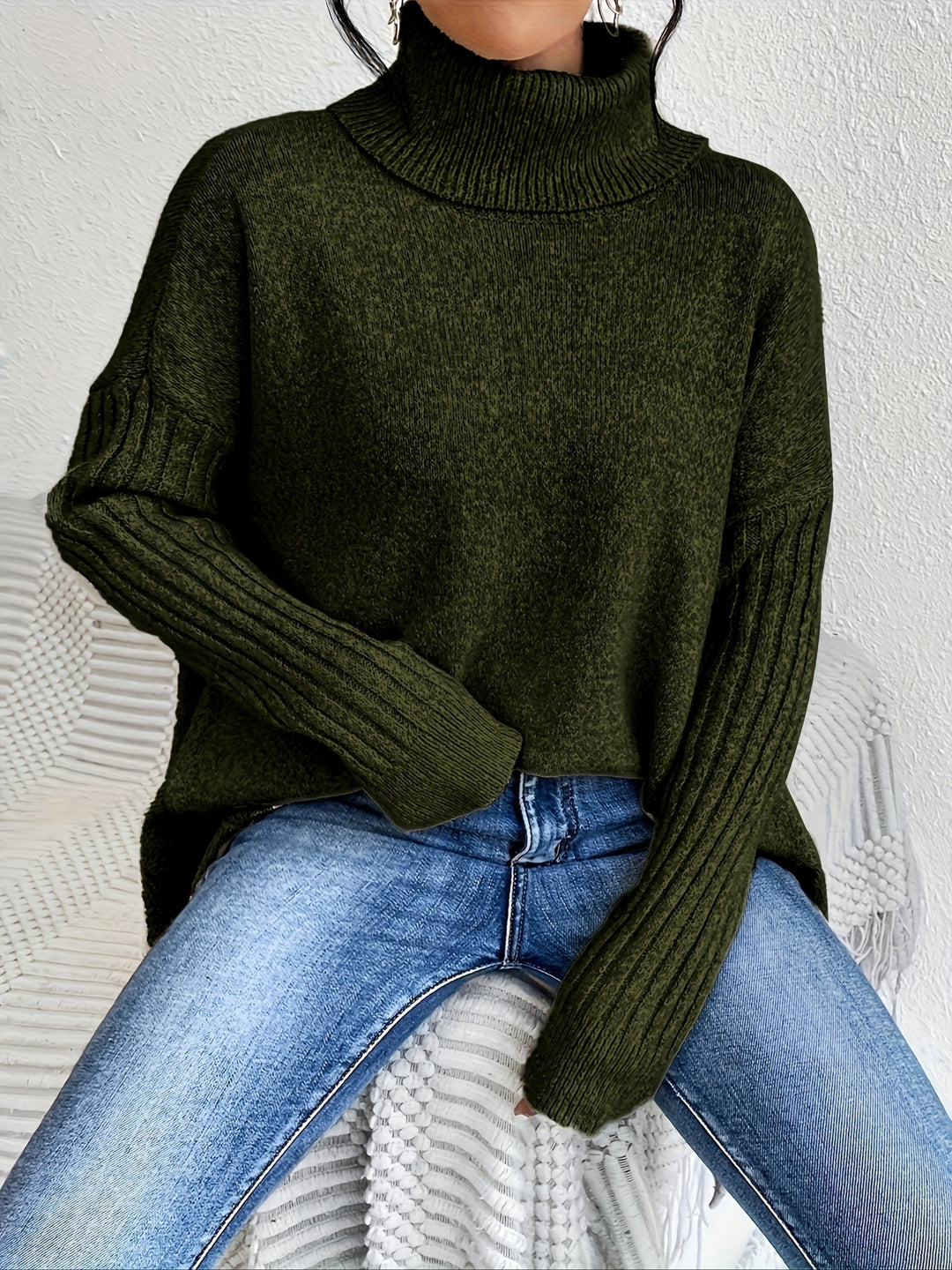 Shelley™ | Asymmetric Drape Jumper