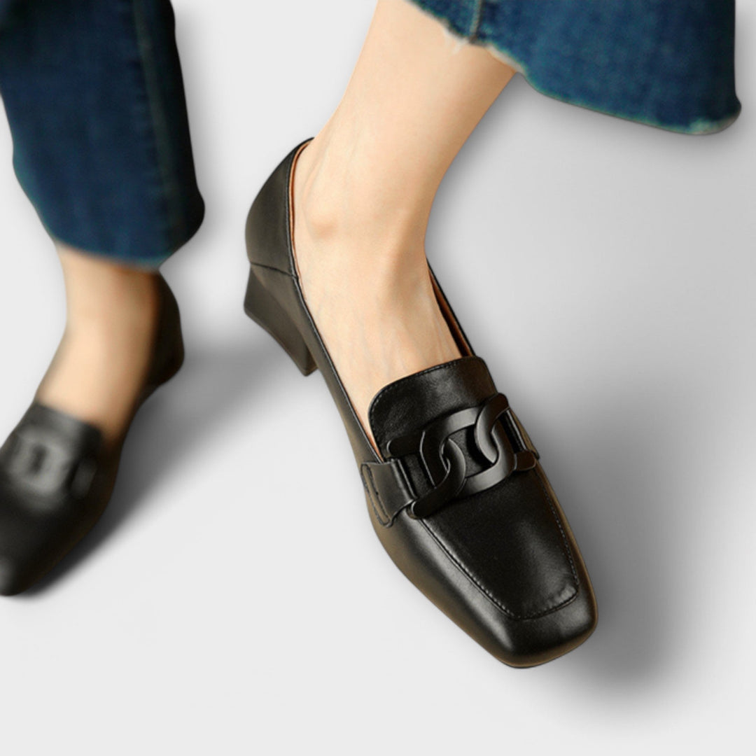 Isabelle™ | Chain-Detail Loafers