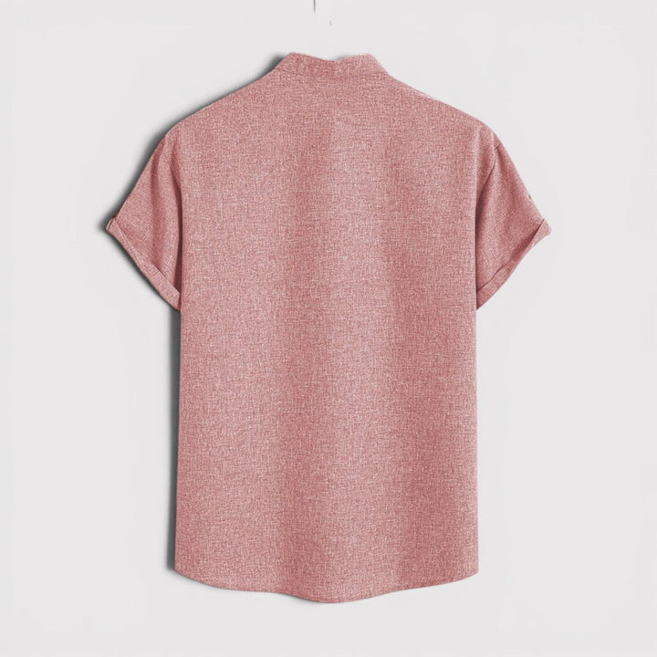 Michael Sydney men's lightweight collared shirt, front view