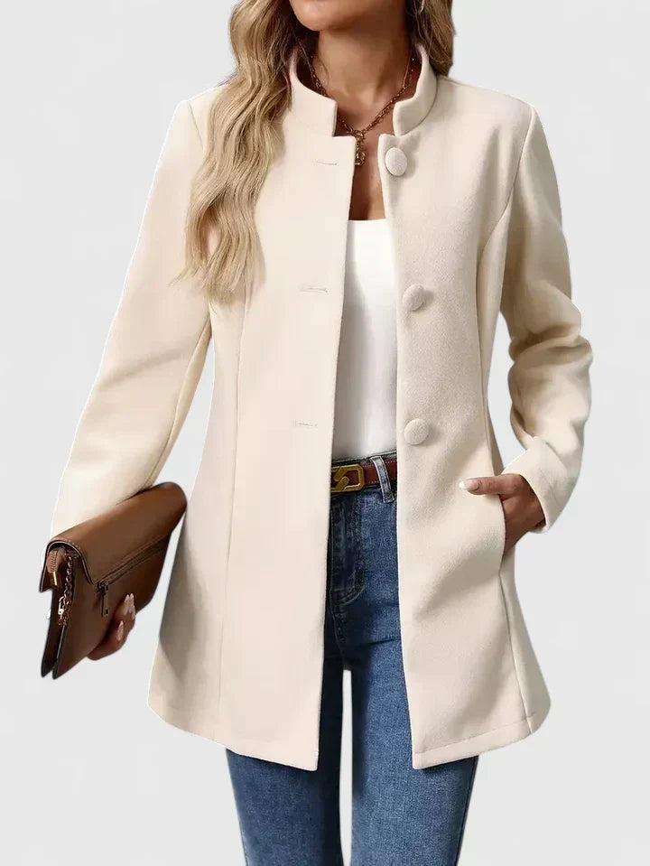 Madeline™ | Stand Collar Tailored Jacket