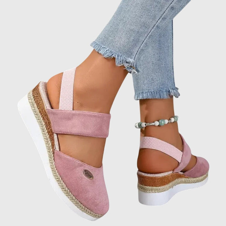 Rosalie™ | Closed Toe Wedge Espadrilles