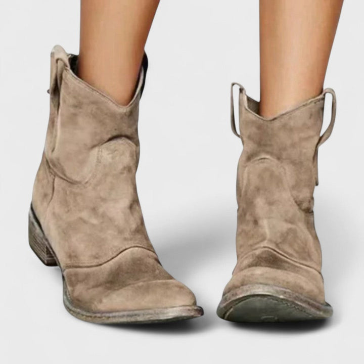 Jacinta™ | Timeless Western Ankle Boots