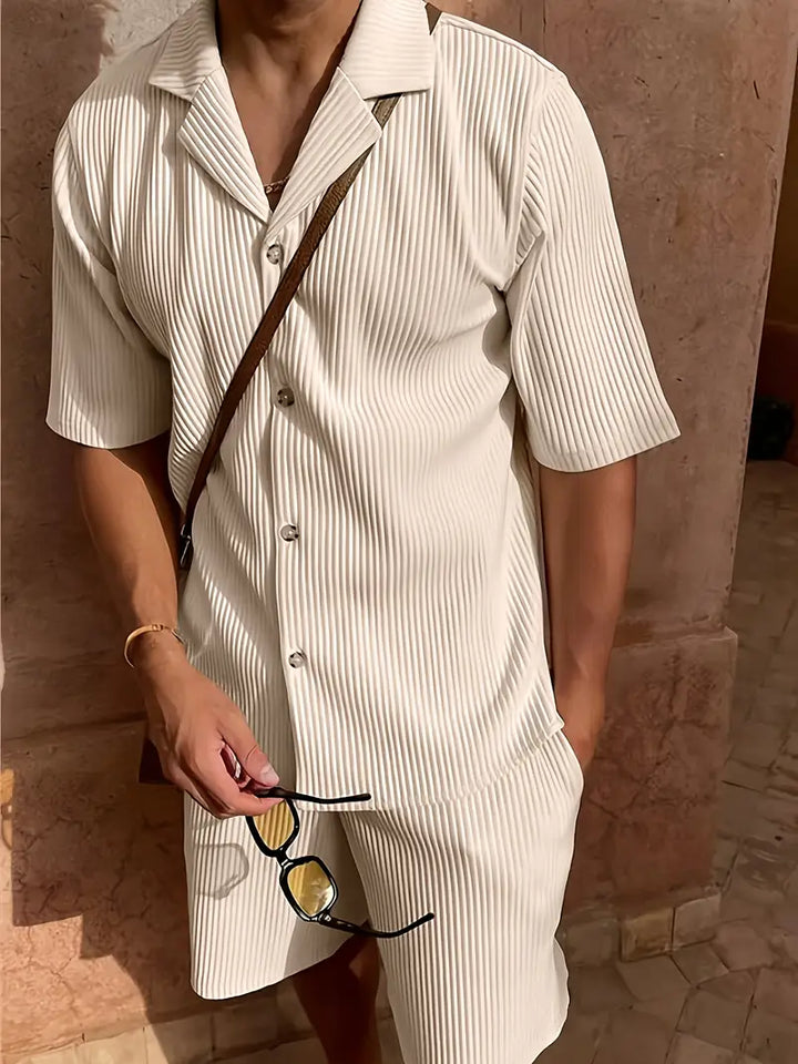Michael Sydney men's summer set, front view