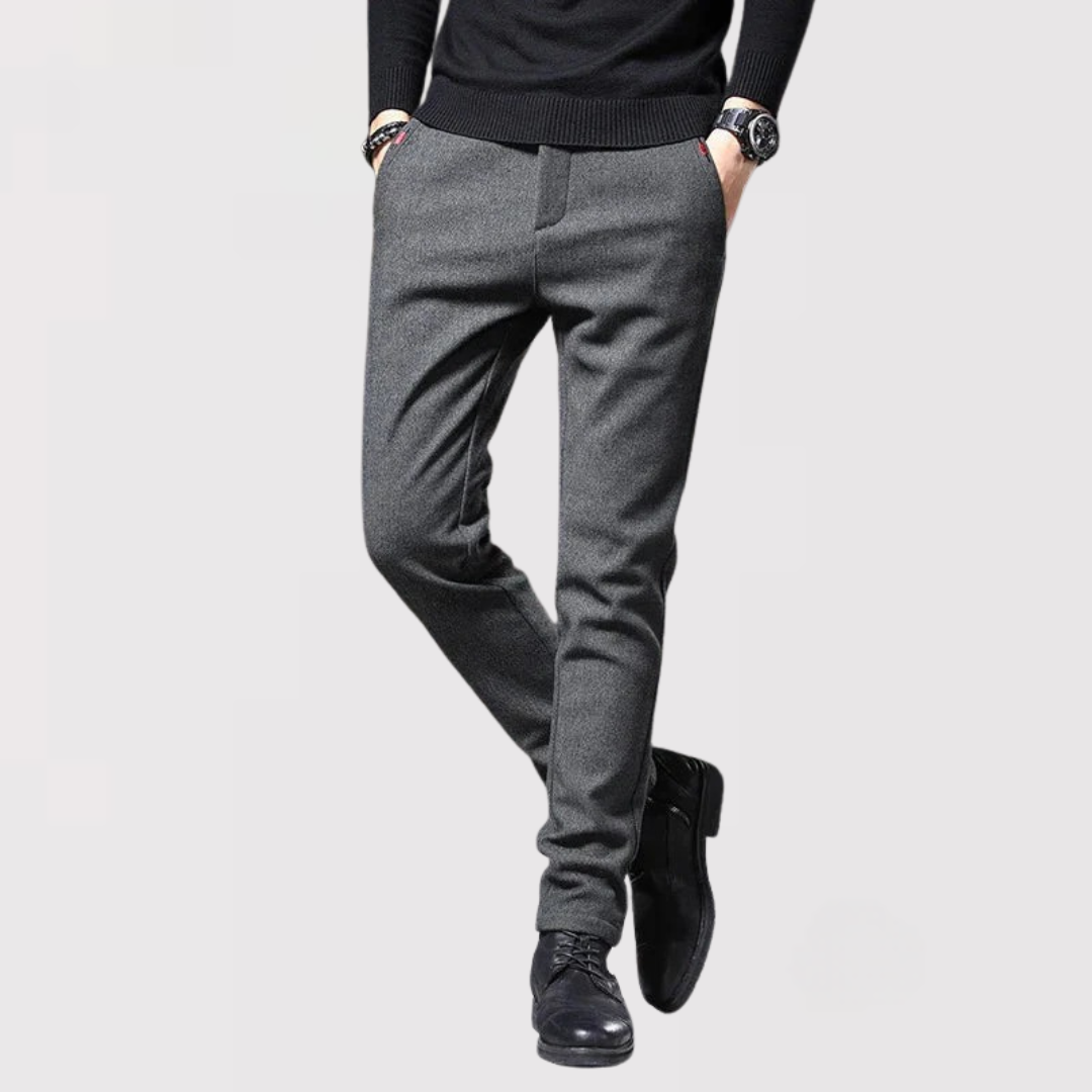 Michael Sydney men's pants with elastic waist, front view