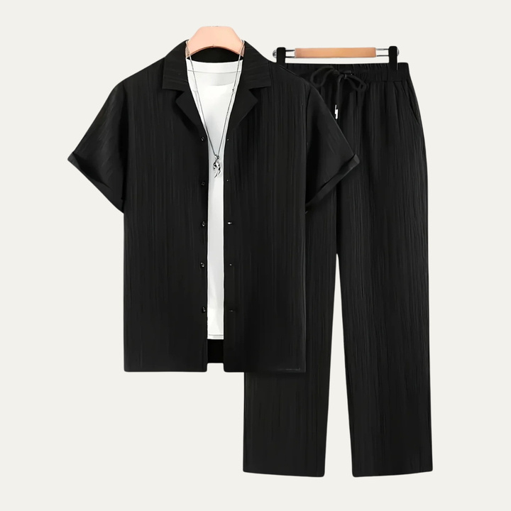 Michael Sydney men's summer set, front view