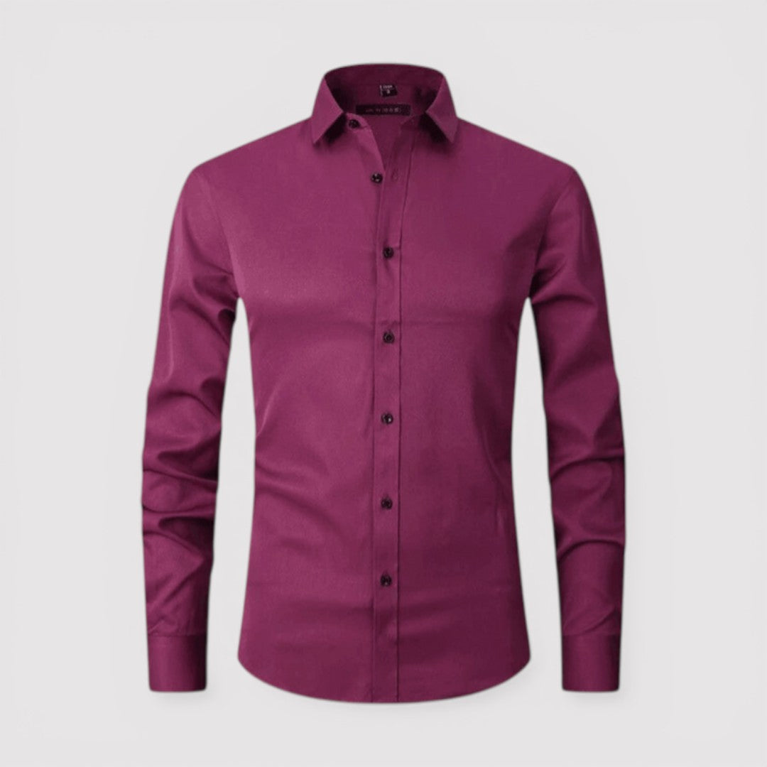 Michael Sydney men's classic collar shirt, front view