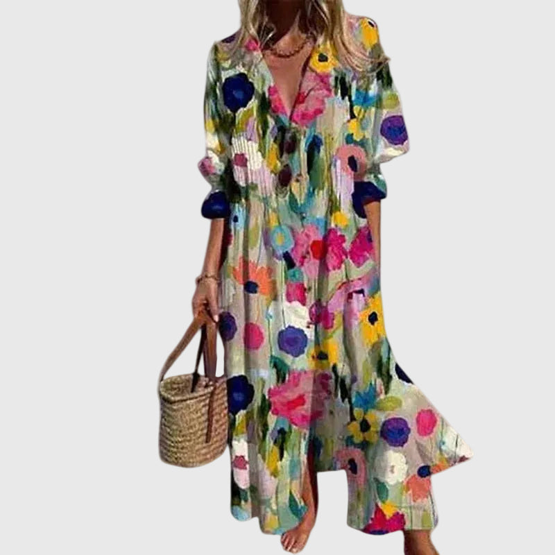 Nicole™ | Boho Maxi Dress