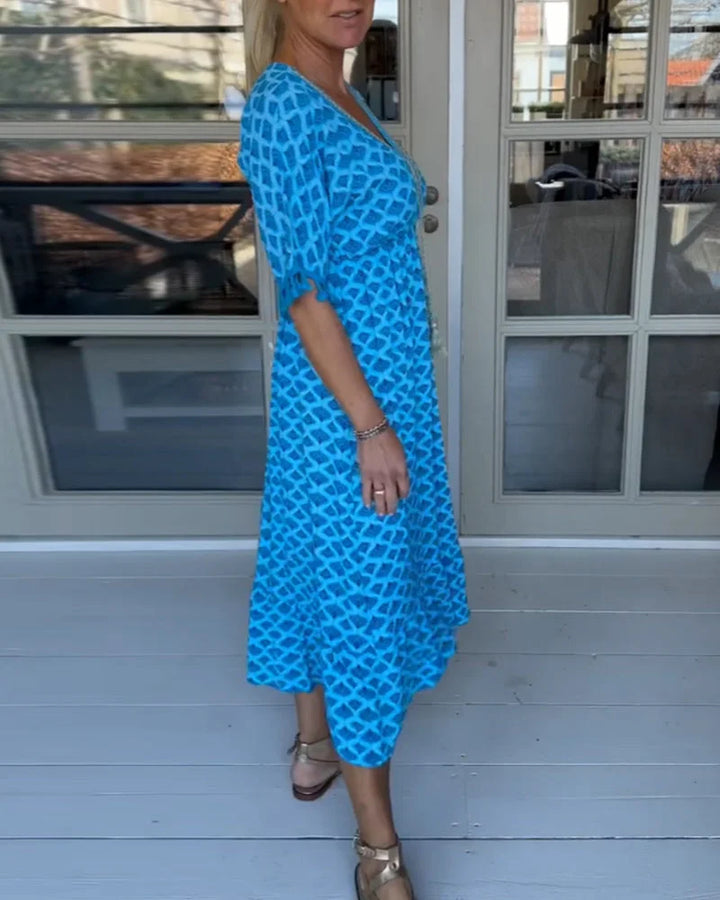 Gloria™ | Geo Print Maxi Dress