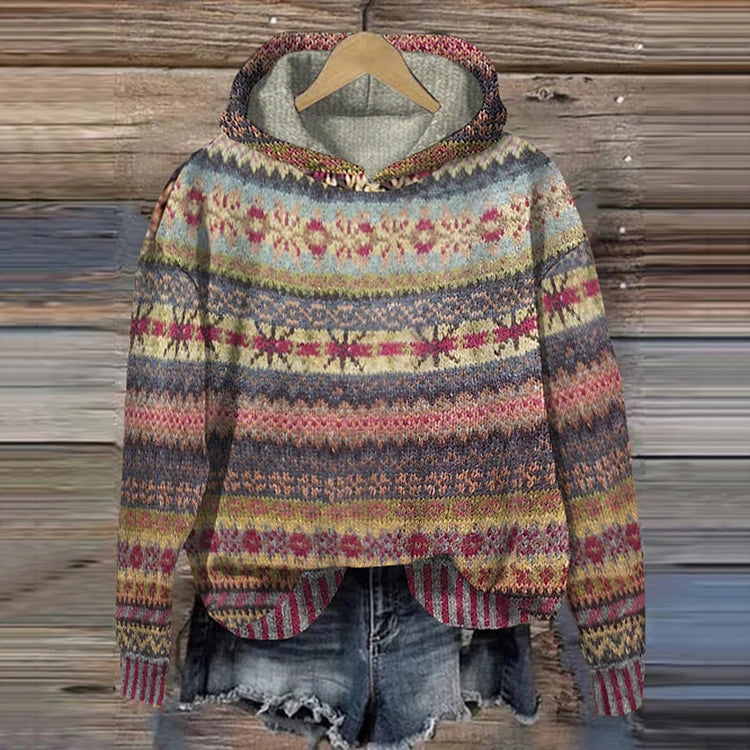 Selena™ | Retro Hooded Jumper