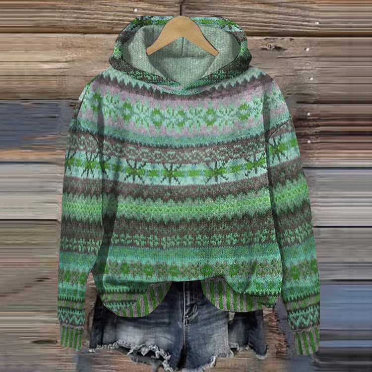 Selena™ | Retro Hooded Jumper