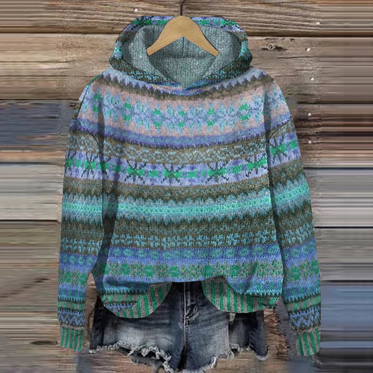 Selena™ | Retro Hooded Jumper